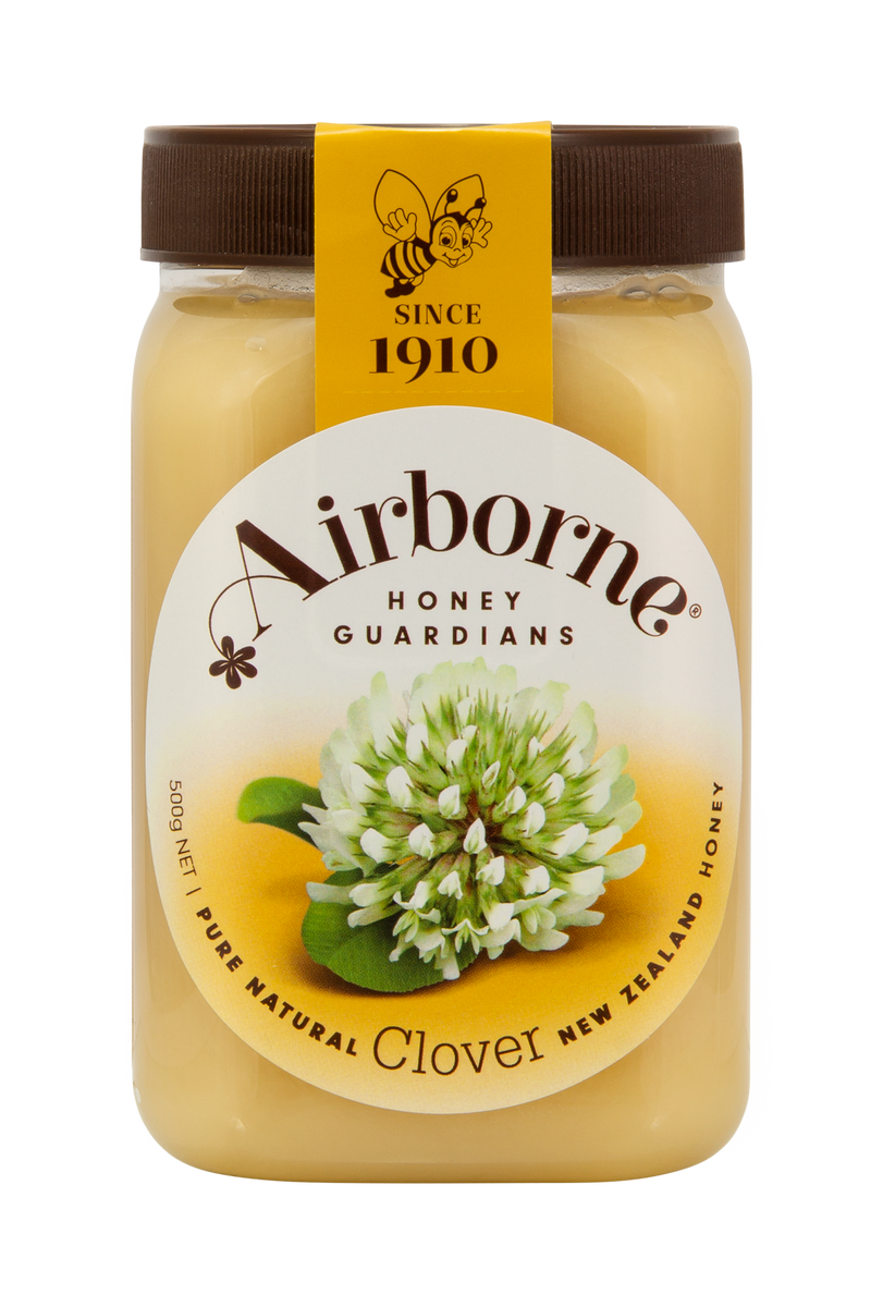Premium Creamed Clover Honey 500g Airborne Honey