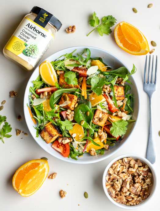 Creamed Clover Honey Tofu Salad